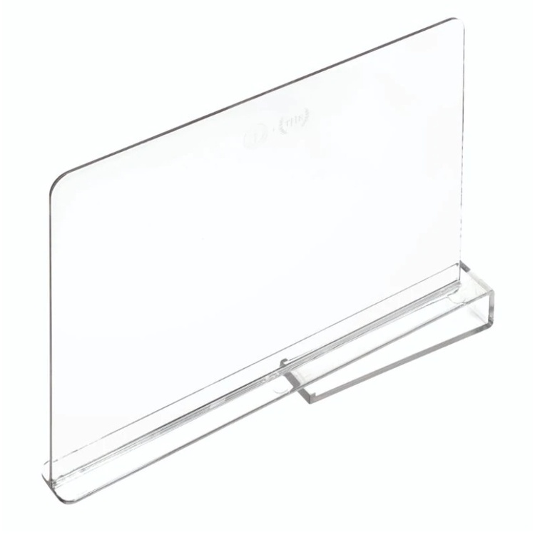 Hyllavdelare, THE HOME EDIT SHELF DIVIDER, 30,5 x H 23 cm, Transparent