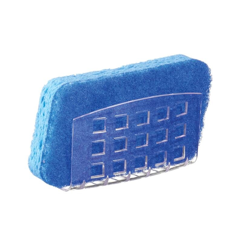 Hållare för Disksvamp, med sugproppar, SINKWORKS SPONGE HOLDER, Klar