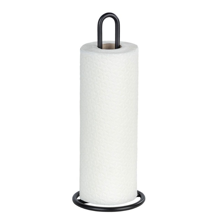 Hållare för hushållspapper, BLACK, Svart
