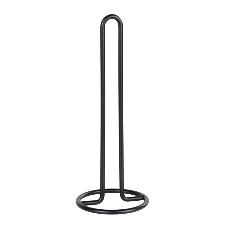 Hållare för hushållspapper, BLACK, Svart