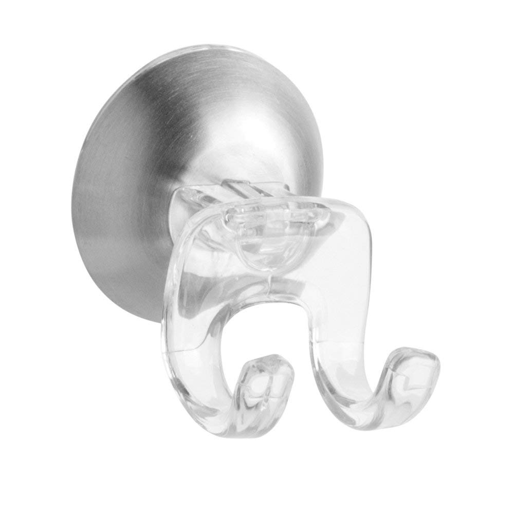 Hållare för rakhyvel med sugpropp, FORMA, Silver / Klar