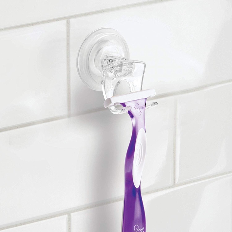 Hållare för rakhyvel med sugpropp, ID POWER LOCK, Klar