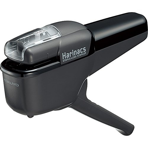 Häftapparat utan klammer,  HARINACS JAPANESE STAPLES STAPLER, Svart