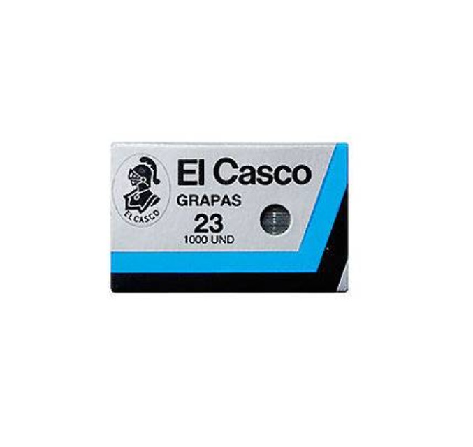 Häftklammer, 1000 st, EL CASCO No 23, Silver
