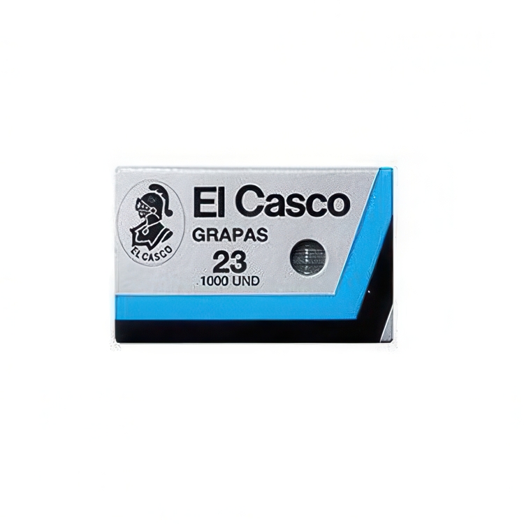 Häftklammer, 1000 st, EL CASCO No 23, Silver