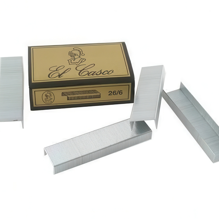 Häftklamrar, 1000 st, EL CASCO STAPLES No 26/6, Silver