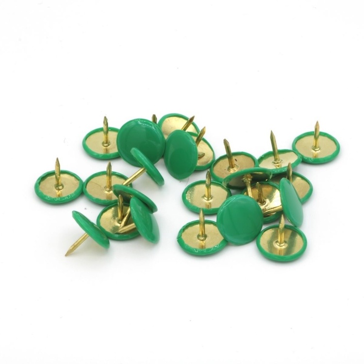 Häftstift, THUMB TACKS, 100 st, Gröna