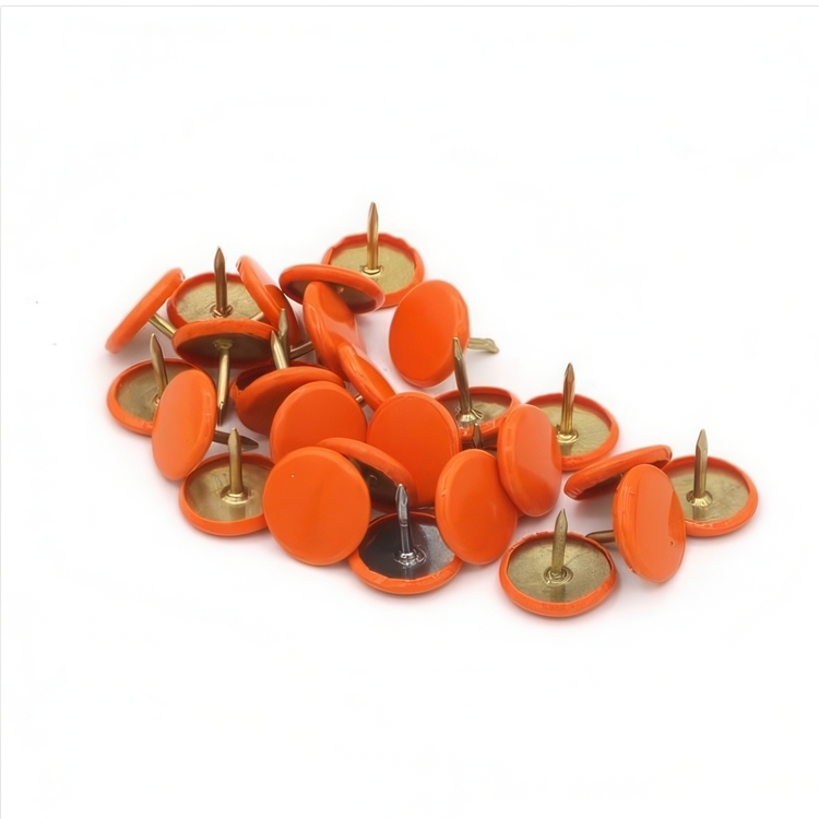 Häftstift, THUMB TACKS, 100 st, Orange