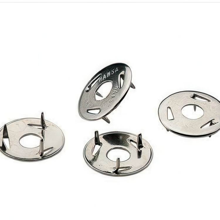 Häftstift, treuddade, 100 st, DREIZACK, Ø 12 mm, Silver