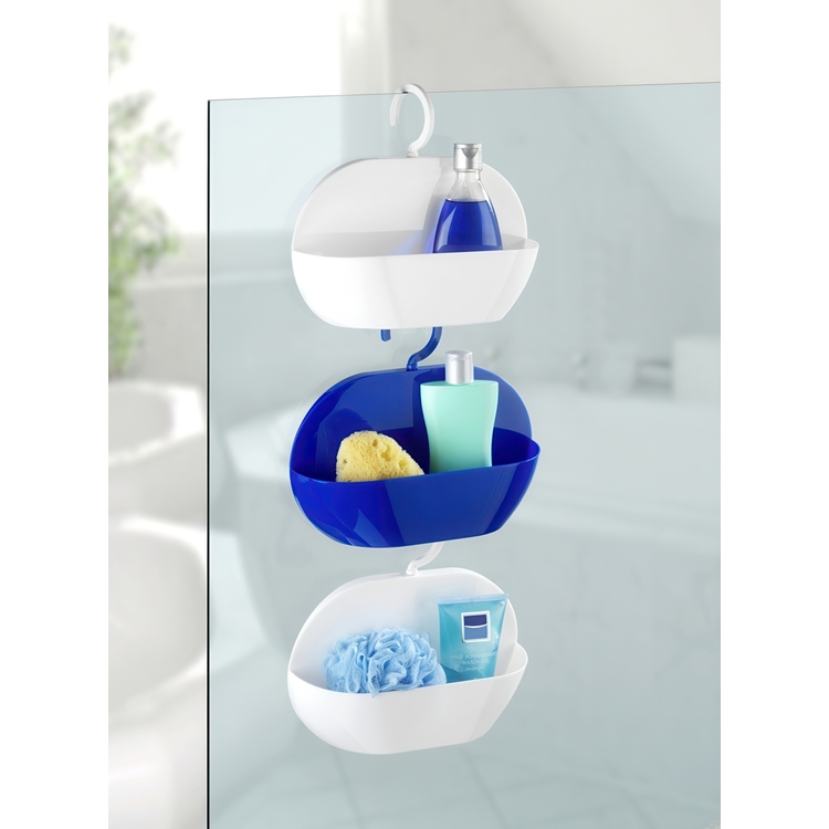 Hängande badrumskorg, SHOWER CADDY, Rund