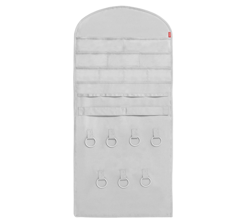 Hängande förvaring för smycken, PREMIUM ACCESSORY HANGER, 45 x H 90 cm, Ljusgrå