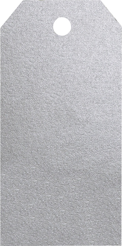 Hängetiketter, Glitterpapper, PAPPERIX , 10 st, Silver