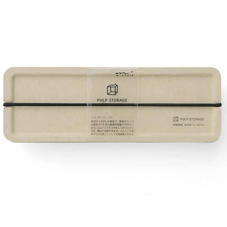 Japansk Ask av återvunnet papper, MIDORI PULP PEN STORAGE