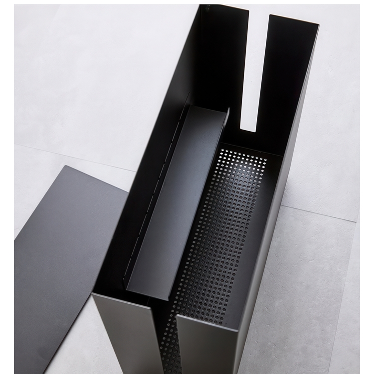 Kabellåda med hjul, TOWER LARGE CABLE BOX, 15 x 40 x H 34,5 cm, Yamazaki