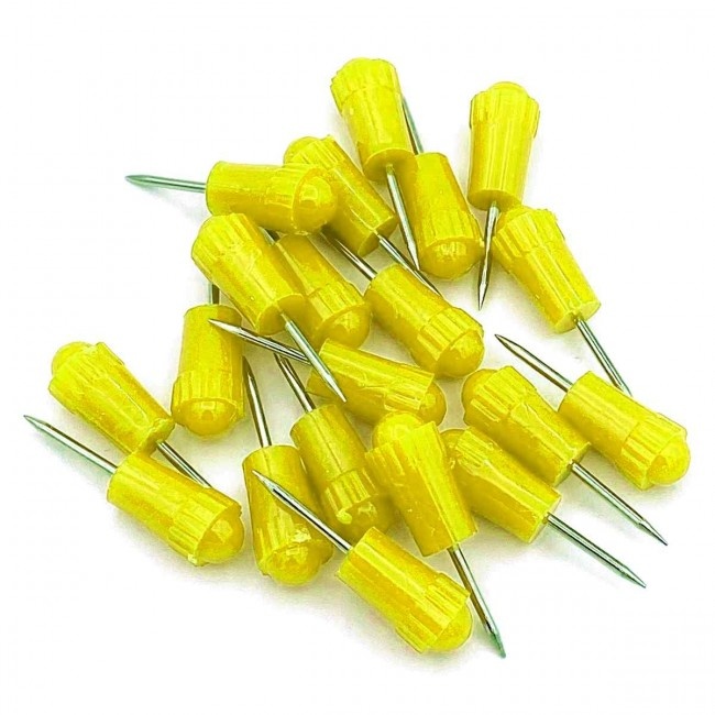 Kartnålar, 50st, PUSH PINS SPECIAL, Gula