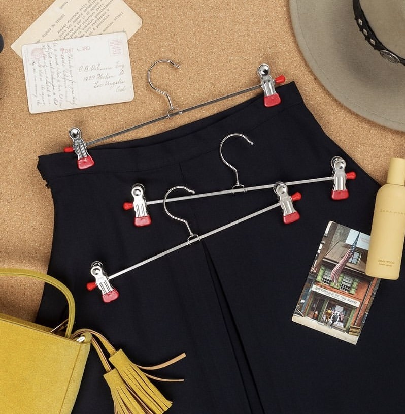 Klassisk Galge för kjol, Metall, MAWA KLAMMERN CLIP, 30 cm