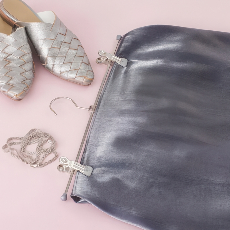 Klassisk Galge för kjol, Metall, MAWA KLAMMERN CLIP, 30 cm