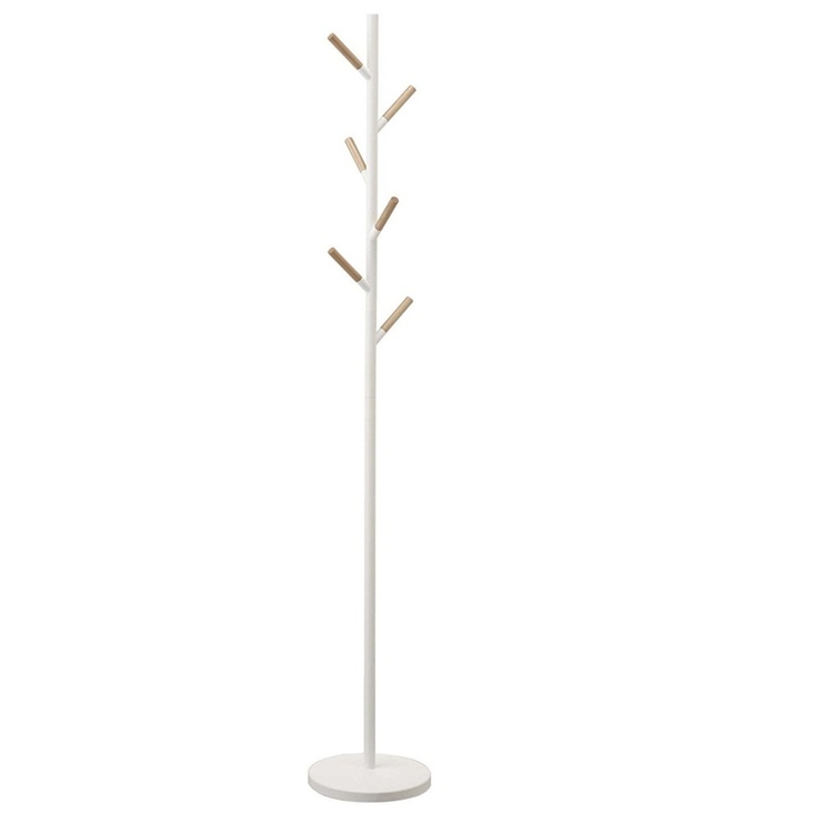 Klädhängare, PLAIN TREE COAT HANGER, Ø 28 x H 177 cm, Yamazaki , Vit