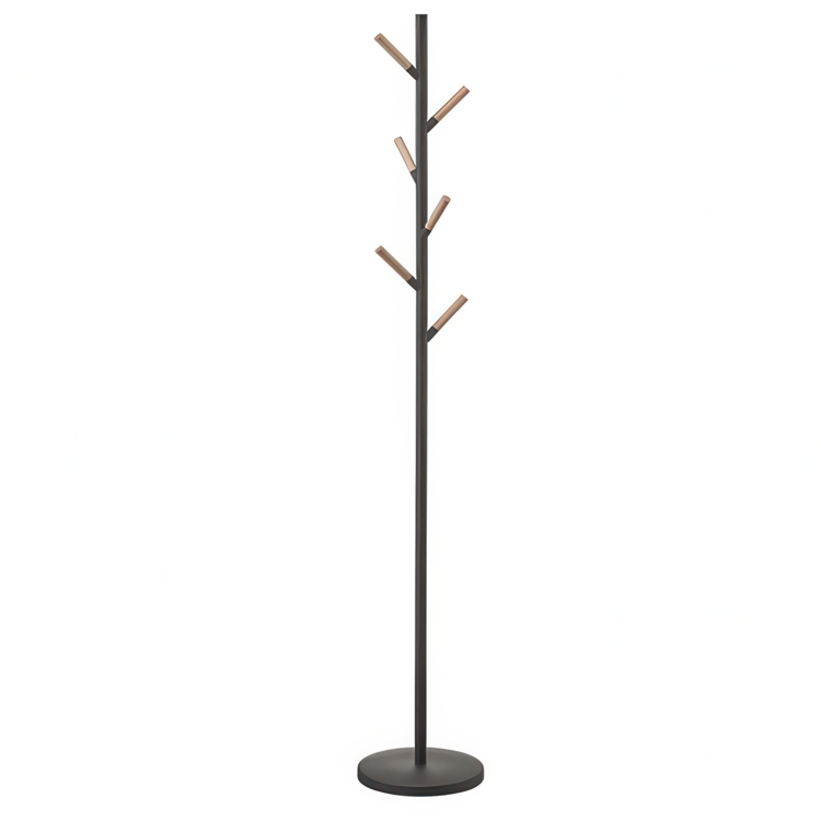 Klädhängare, PLAIN TREE COAT HANGER, Ø 28 x H 177 cm, Yamazaki, Svart