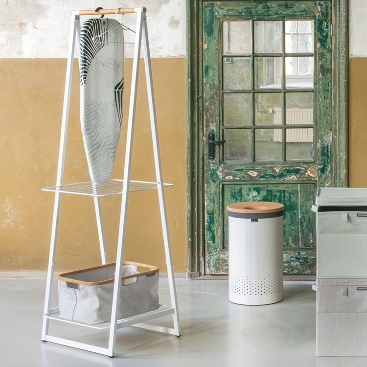 Klädställning med hyllor, BRABANTIA LINN SMALL, 60,6 x 57 x H 190 cm