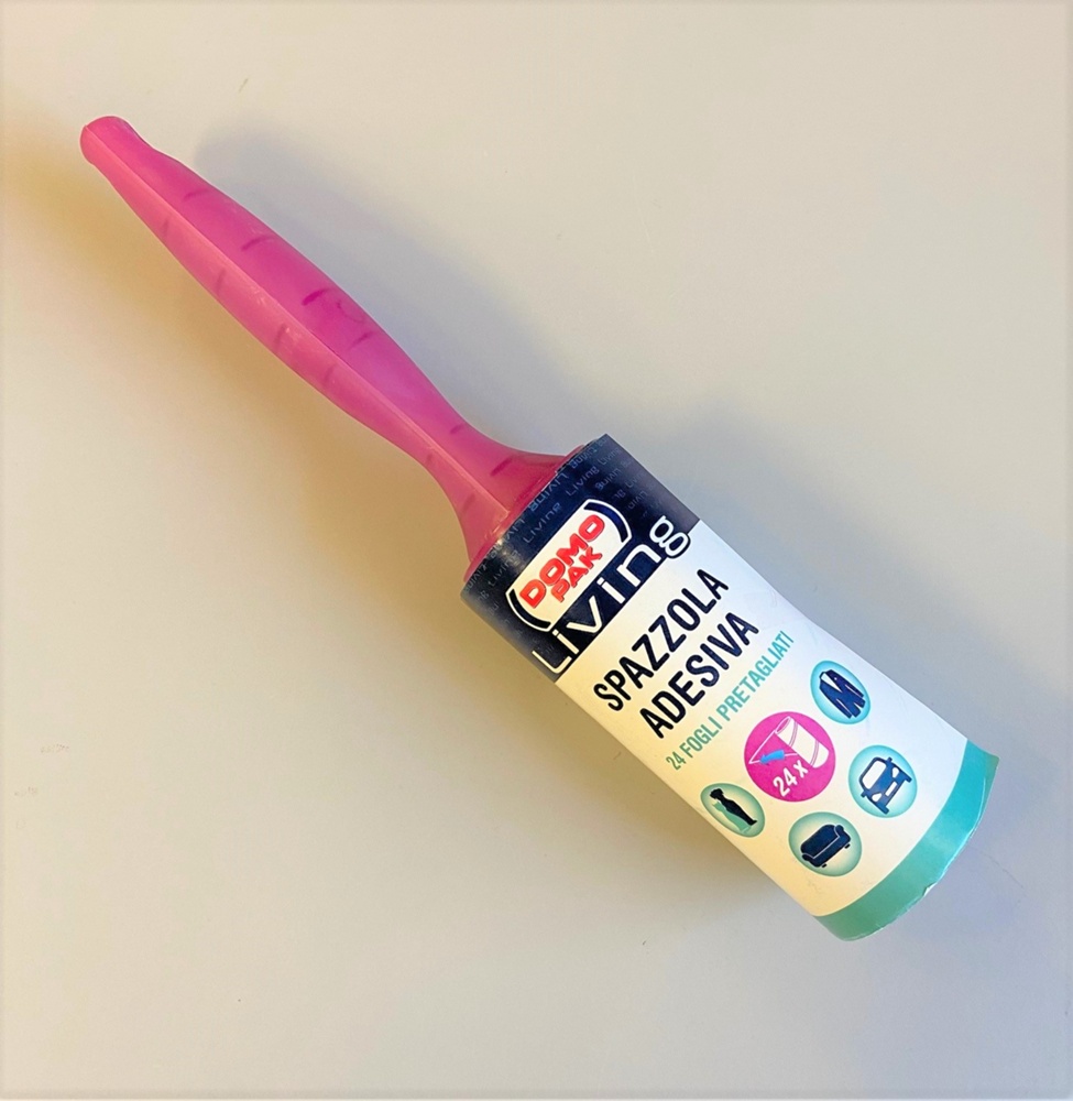 Klädvårdsrulle, SPAZZOLA ADESIVA, 24 ark, Rosa