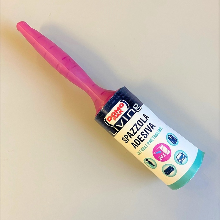 Klädvårdsrulle, SPAZZOLA ADESIVA, 24 ark, Rosa