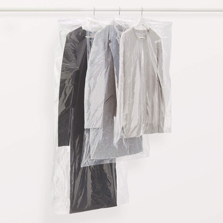 Klädöverdrag / Genomskinliga påsar, Medium, 3 st, SACOS GUARDARROPA, 65 x 125 cm, Klar