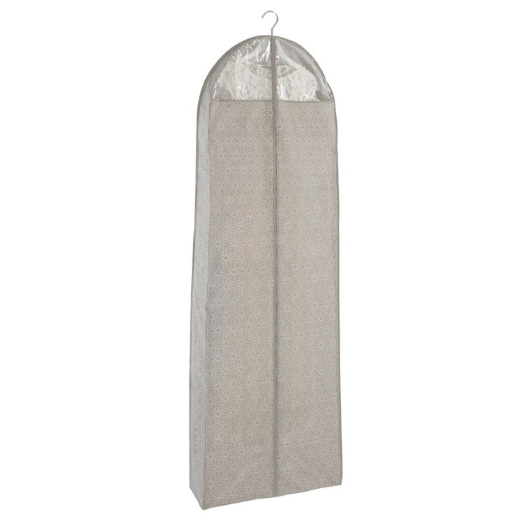 Klädöverdrag för festklänningar, Extra Långt, BALANCE PARTY DRESS, 60 x 20 x H 180 cm, Beige