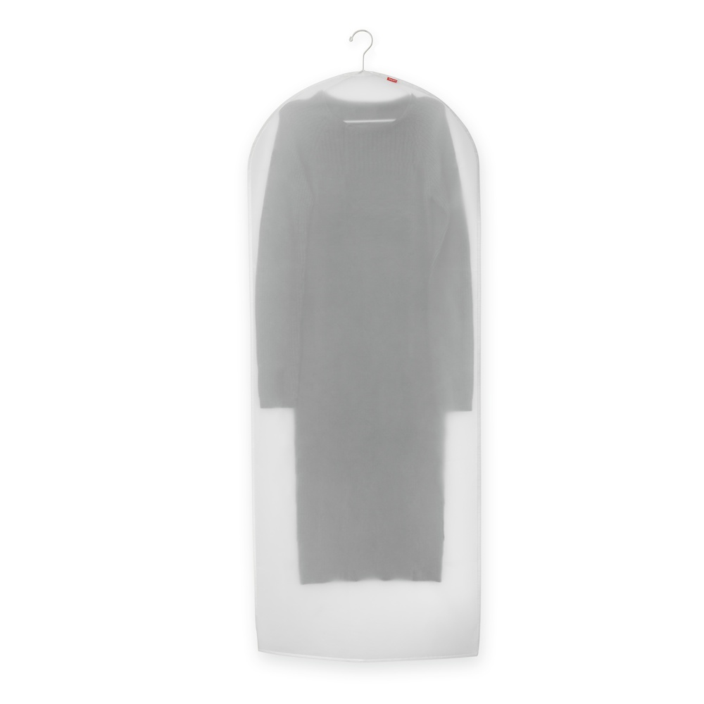 Klädöverdrag, Extra Lång, MILKY WHITE LARGE, 60 x H 150 cm, Transparent vit