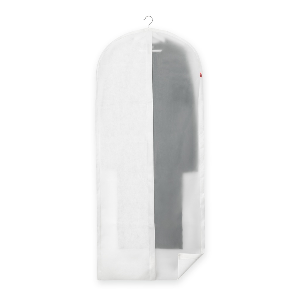 Klädöverdrag, Extra Lång, NON WOVEN, 60 x 5 x H 150, Vit / Klar