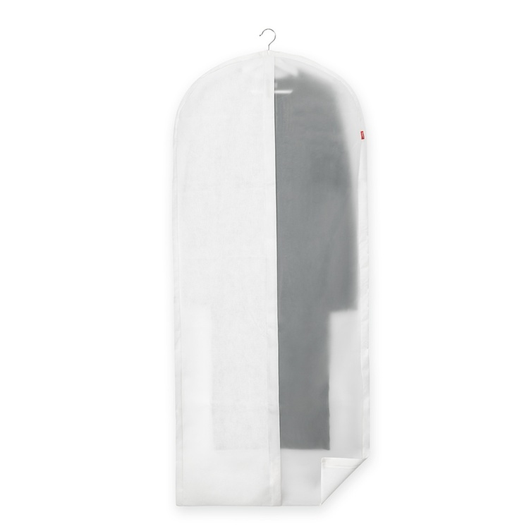 Klädöverdrag, Extra Lång, NON WOVEN, 60 x 5 x H 150, Vit / Klar