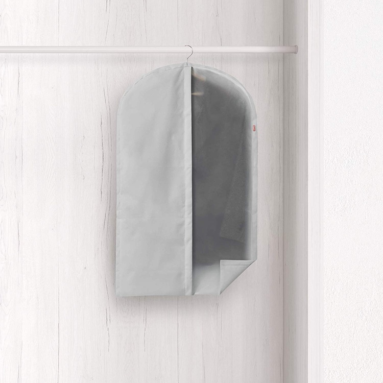 Klädöverdrag, Kort, RAYEN PREMIUM, 60 x 5 x H 100 cm, Ljusgrå