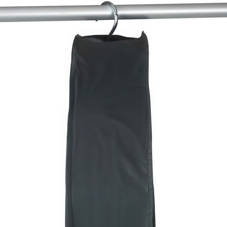 Klädöverdrag, Lång & Bred, DEEP BLACK, 60 x 12 x H135 cm, Svart