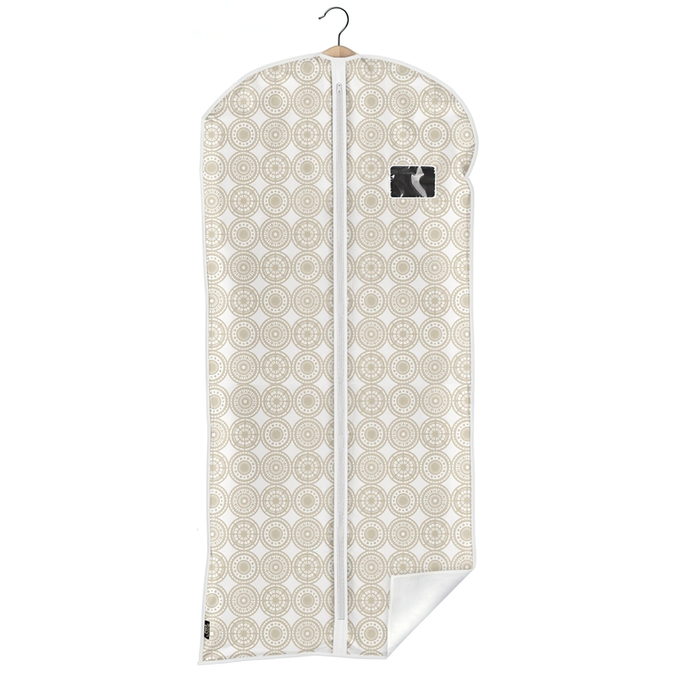 Klädöverdrag, Lång, ELLA SAND, 60 x H135 cm, Vit / beige