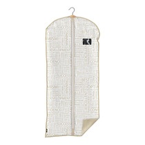 Klädöverdrag, Lång, URBAN GOLD, 60 x H135 cm, Vit / Beige