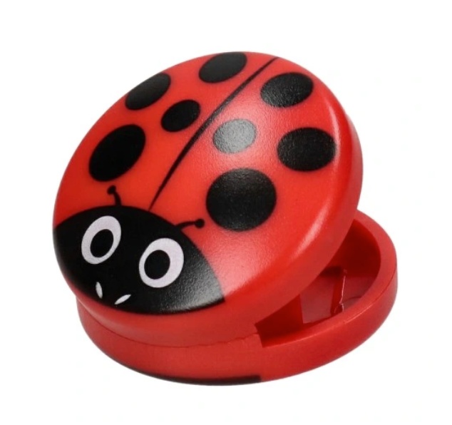 Klämmor, Nyckelpigor, 6 st, LADYBUG BAG CLIPS, Kikkerland, Röd / Svart
