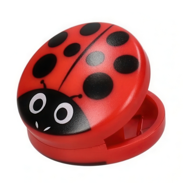 Klämmor, Nyckelpigor, 6 st, LADYBUG BAG CLIPS, Kikkerland, Röd / Svart