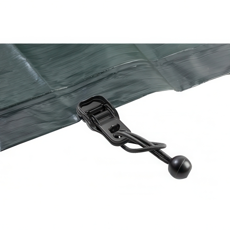 Klämmor, Starka, 4 st, WIND SECURE CLIPS, Garland, Svart