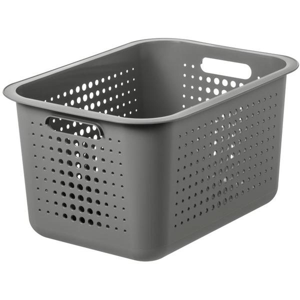 Korg / Låda, SMARTSTORE 13L BASKET RECYCLED, 37 x 28 x H20 cm, Grå