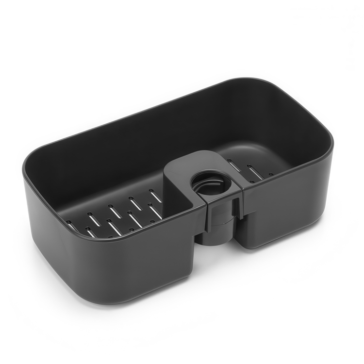 Korg för Duschstång, RENEW SHOWER CADDY, 24,4 x 13,3 x H 7,5 cm , Brabantia, Mörkgrå