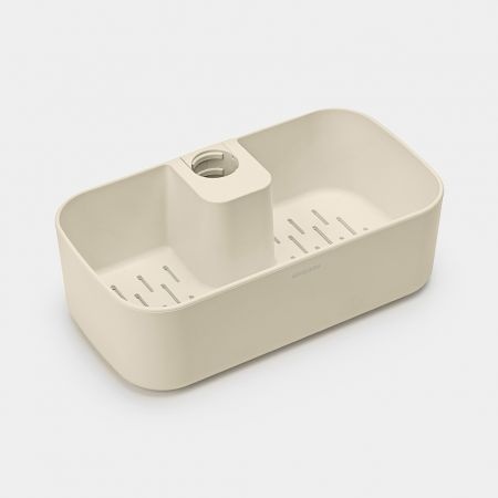 Korg för Dushstång, RENEW SHOWER CADDY, 24,4 x 13,3 x H 7,5 cm , Brabantia, Soft Beige