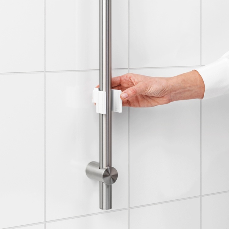 Korg för Dushstång, RENEW SHOWER CADDY, 24,4 x 13,3 x H7,5 cm , Brabantia, Vit
