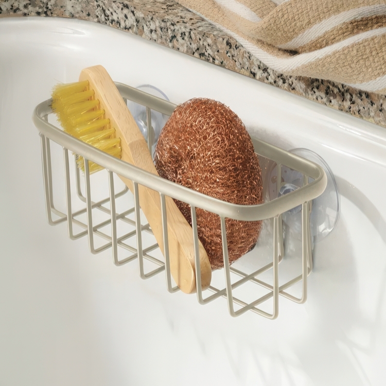 Korg till diskbaljan, med sugproppar, SUCTION KITCHEN SINK CENTER, 16.5 x 6 x H 6 cm