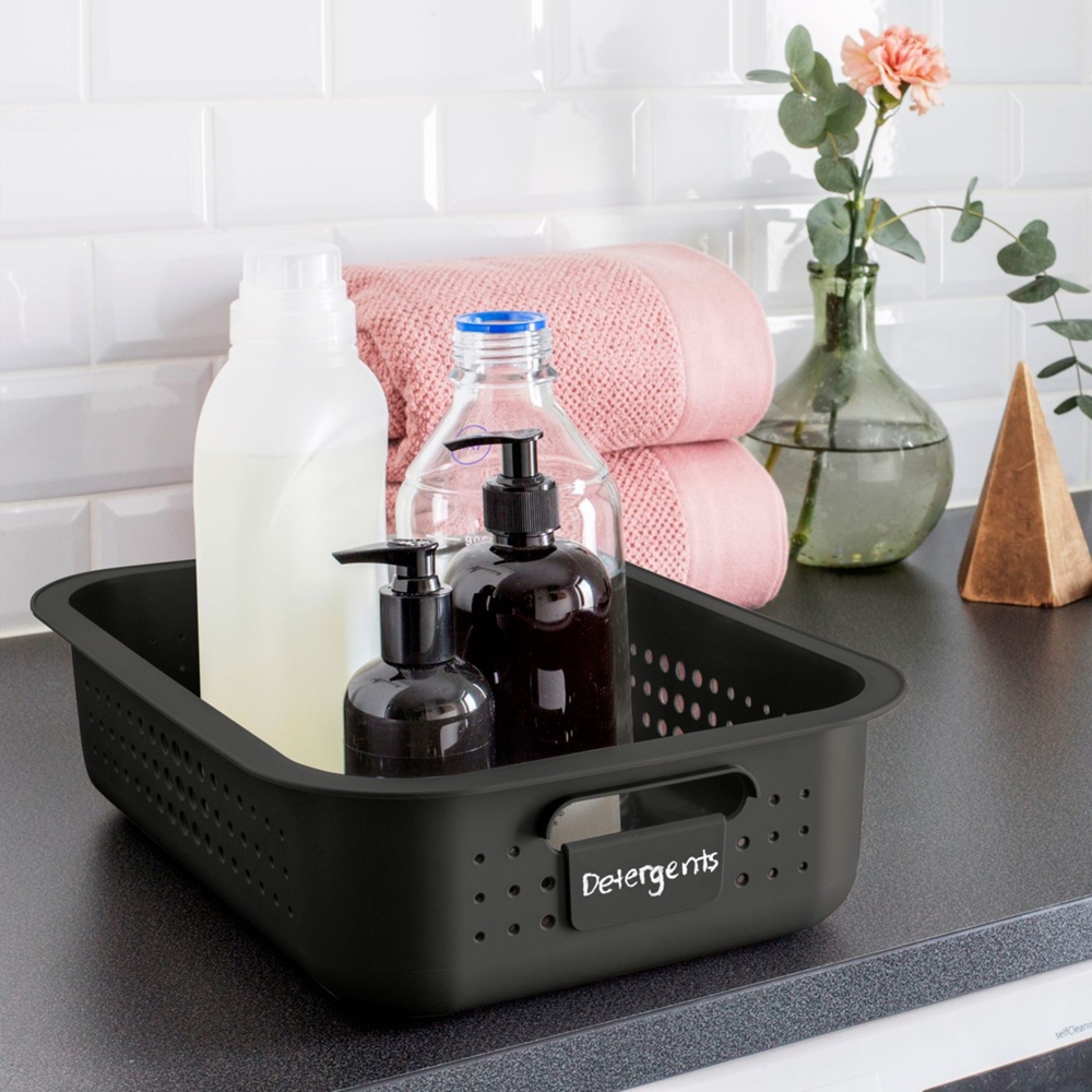 Korg, SMARTSTORE 6L BASKET RECYCLED, 37 x 28 x H10 cm, Grå