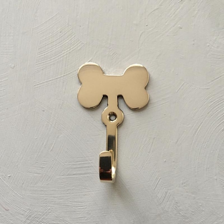 Krok för hundkopplet, DOG BONE, H 8,5 cm, Exmez, Mässing