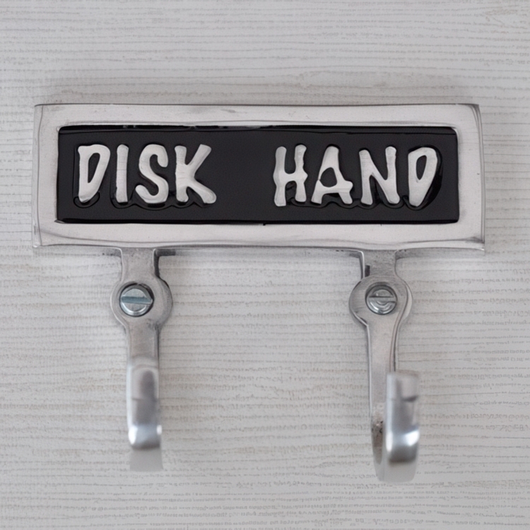 Krok, dubbel, DISK & HAND, Exmez, Svart / aluminum