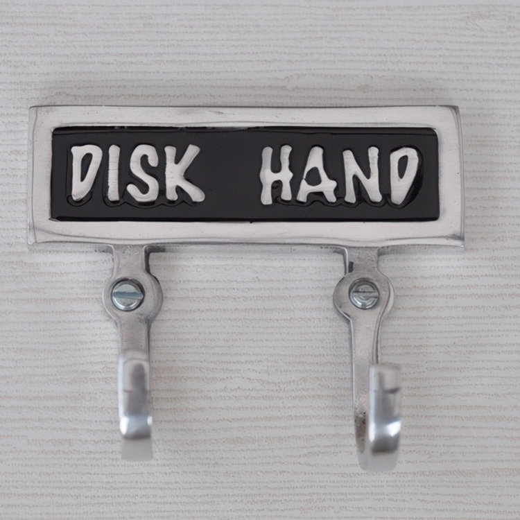 Krok, dubbel, DISK & HAND, Exmez, Svart / aluminum