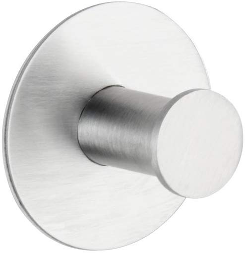 Krok, Självhäftande, Rund, CELANO, Ã˜ 5 x 3,3 cm, Borstat Rostfritt stål