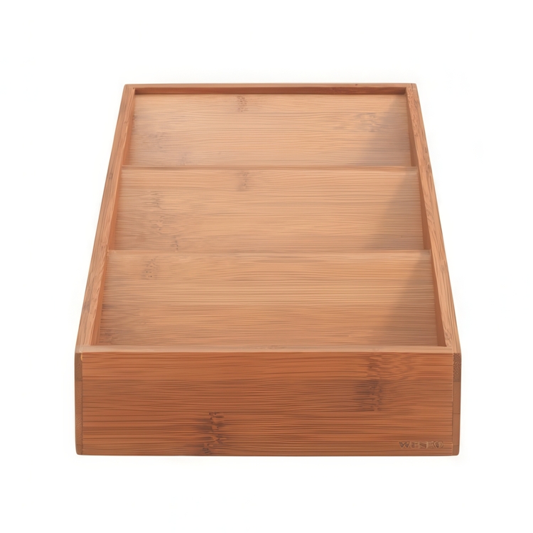 Kryddställ för låda, BAMBOO SPICE RACK, 20 x 38 x H 6 cm, Brun