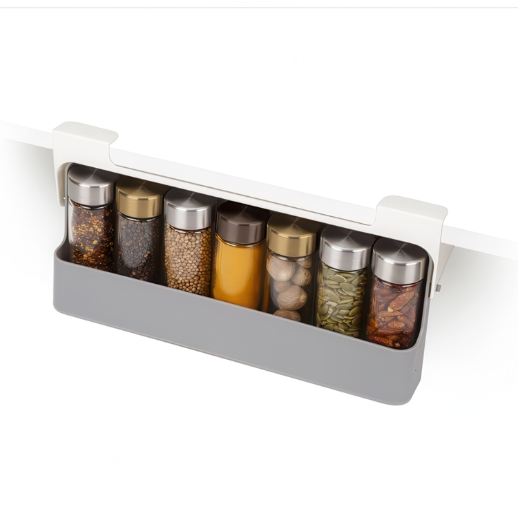 Kryddställ, Under Hylla, CUPBOARD STORE UNDER SHELF, 32 x 13,5 x H 9,3 cm, Joseph Joseph, Grå